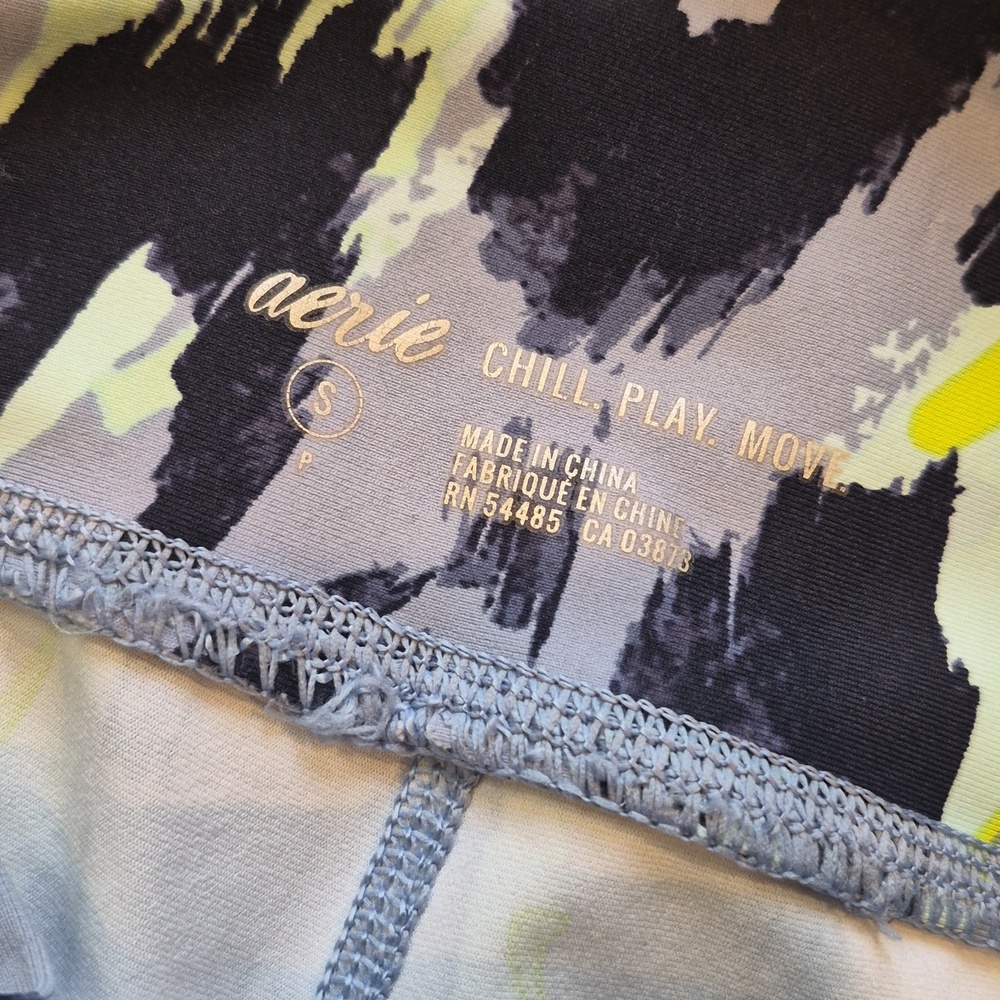 Aerie Animal Print Small Leggings & Medium Sports Bra Tank Set - Picture 10 of 12